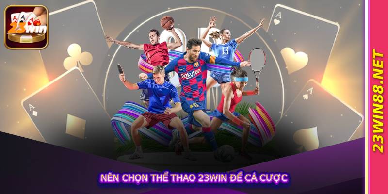 Nên chọn thể thao 23win để cá cược