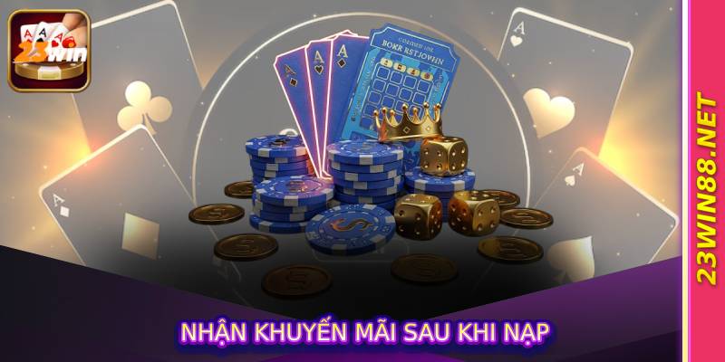 Nhận khuyến mãi sau khi nạp